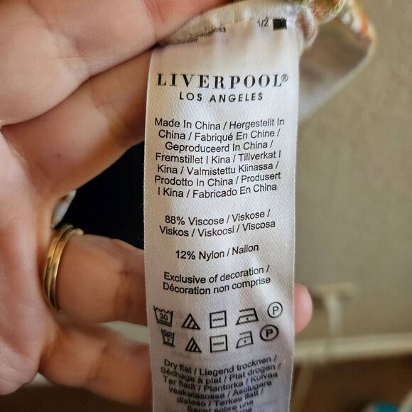 Liverpool Kaleidoscope Long Sleeved Top - Picture 4 of 7